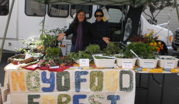 Katrina and Cassia at the Farmers Market Katrina and Cassia at the Farmers Market