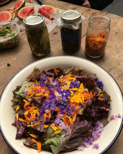 Just one of MANY beautiful salads our Summer interns prepared and ate